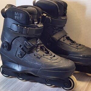 USD AEON 72mm Inline Skates Size 11-12 Black Aggressive Rollerblade big wheel